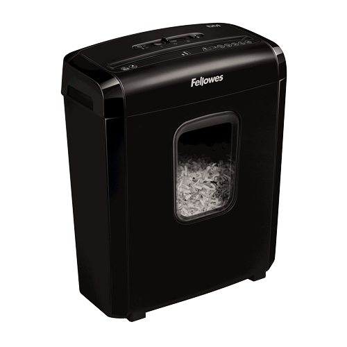 Fellowes 6M Mini Cut Déchiqueteuse de papier manuelle - Détruit jusqu'à 6 feuilles - 13L