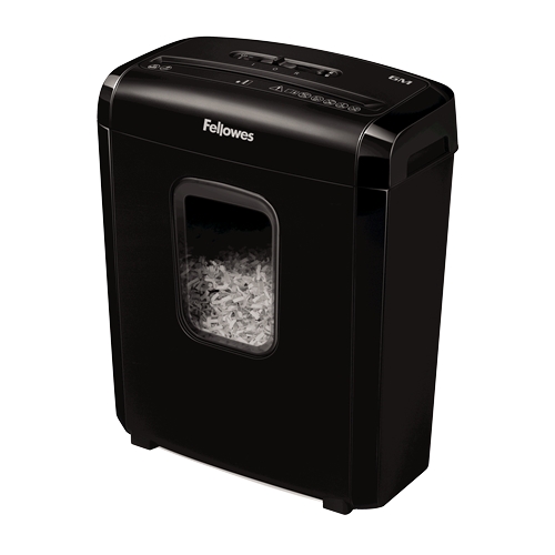 Fellowes 6M Mini Cut Déchiqueteuse de papier manuelle - Détruit jusqu'à 6 feuilles - 13L