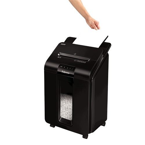 Fellowes AutoMax 100M Mini Cut Destructeur De Papier Automatique - Alimentation Automatique De 100 Feuilles - Fente Manuelle De 10 Feuilles - 23L