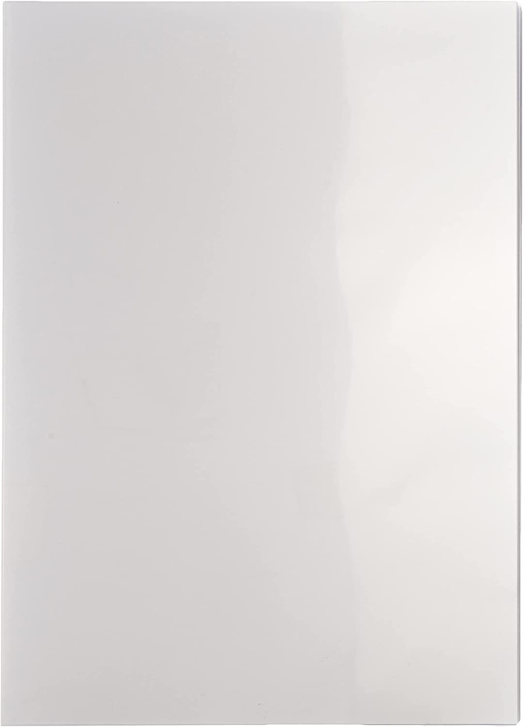 Fellowes Lot de 100 couvertures de reliure PVC A4 - 200 microns - Finition de qualité - Transparent