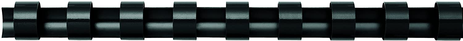 Fellowes Lot de 100 Peignes en Plastique 10 mm - Jusqu'à 40 Feuilles - Facile à Utiliser et Flexible - Haute Qualité - Couleur Noir