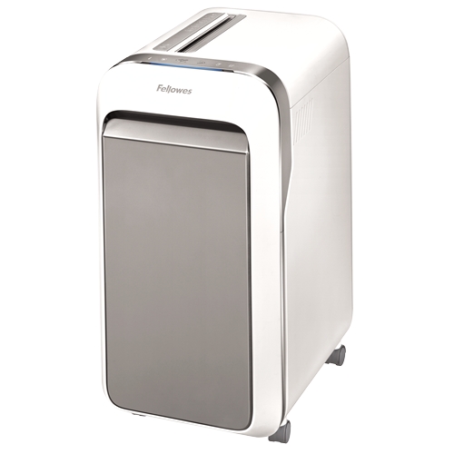 Fellowes LX221 Destructeur de papier manuel Micro-Cut - Détruit jusqu'à 20 feuilles - 30L - Blanc