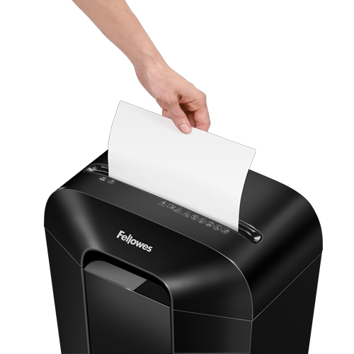 Fellowes LX45 Destructeur de papier manuel à coupe particulaire - Détruit jusqu'à 8 feuilles - 17L