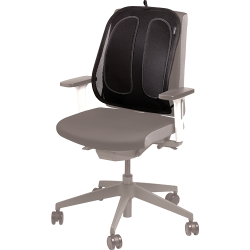 Fellowes Mesh Office Suites Coussin lombaire - Matériau en maille - Réglable à n'importe quelle chaise - Couleur noire