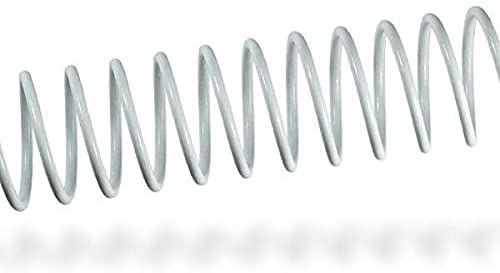Fellowes Pack de 100 Spirales Métalliques 10mm - Jusqu'à 60 Pages - Couleur Blanc