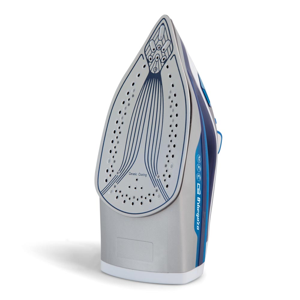 Fer à vapeur en céramique Orbegozo SV 2670 - Puissance 2600 W - Fonction autonettoyante - Vapeur verticale - Régulateur de température - Sécurité