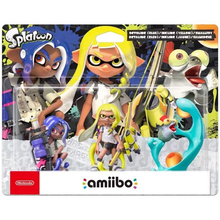 Figurine Amiibo - Octaling, Inkling & Salmioche  Collection Splatoon