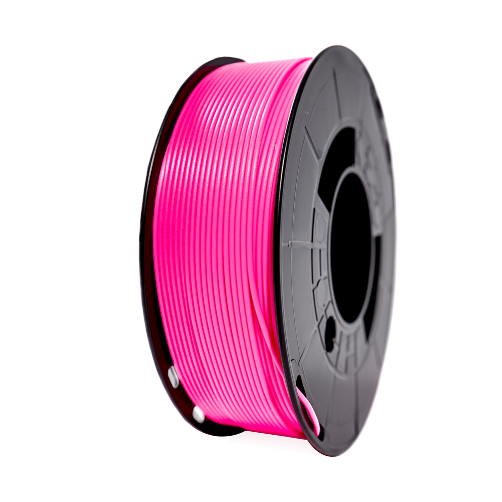 Filament 3D PLA HD - Diamètre 1.75mm - Bobine 1kg - Couleur Rose Fluo