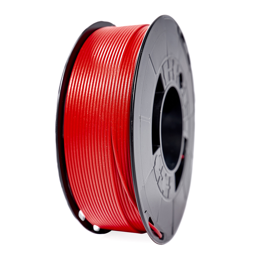 Filament 3D PLA HD - Diamètre 1.75mm - Bobine 1kg - Couleur Rouge