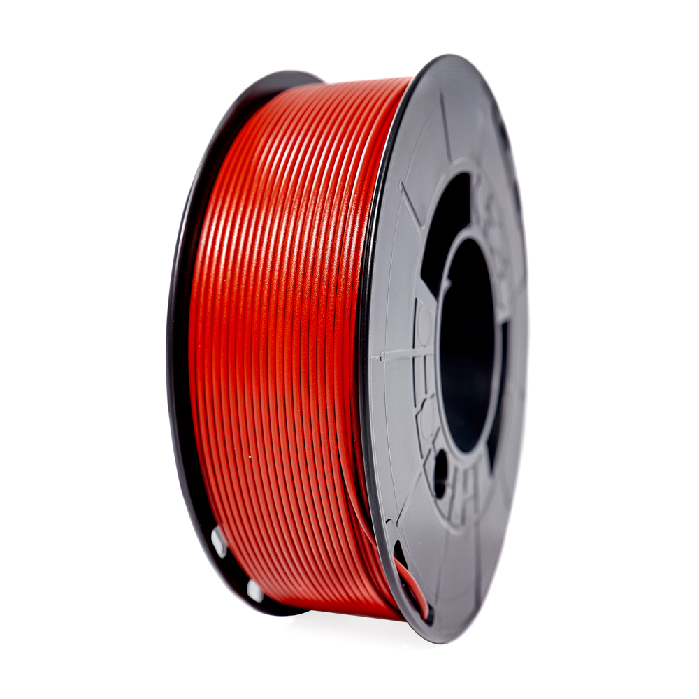 Filament 3D PLA HD - Diamètre 1.75mm - Bobine 1kg - Couleur Rouge Foncé
