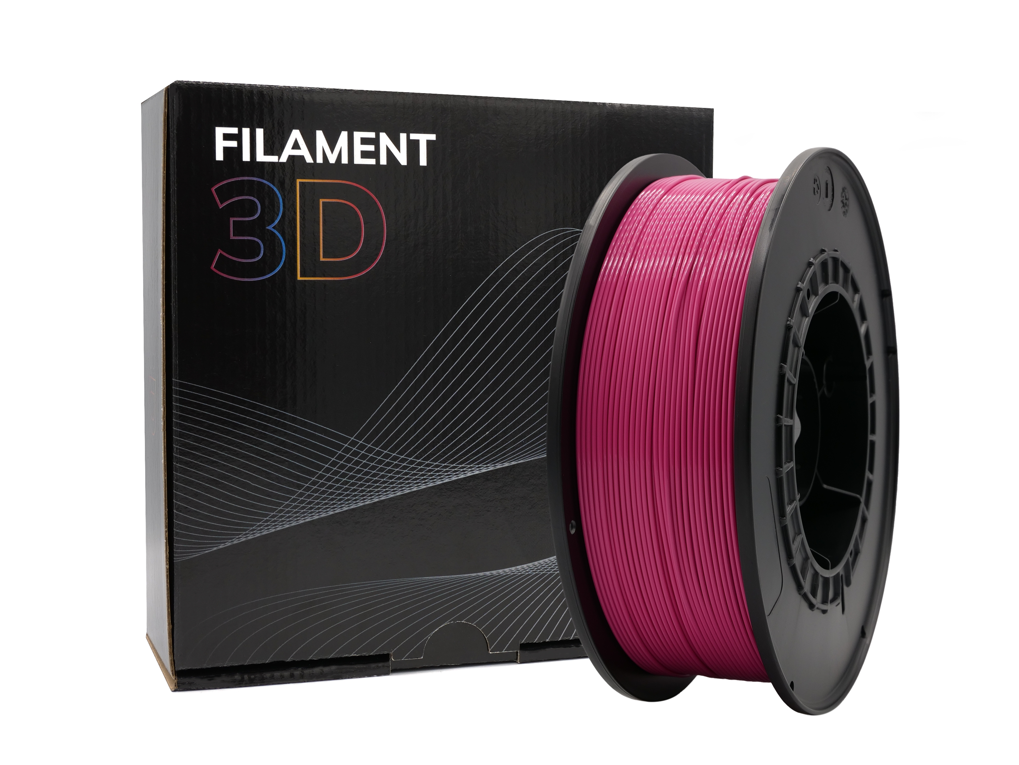 Filament PLA 3D - Diamètre 1.75mm - Bobine 1kg - Couleur Magenta