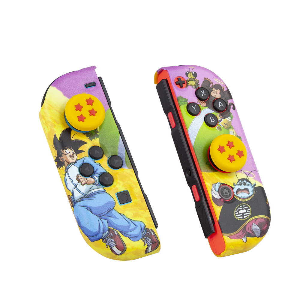 FR-TEC Combo Pack Étui de Protection Rigide pour Joycon + Poignées pour Améliorer la Prise en Main des Doigts Dragon Ball Super - Différentes Couleurs