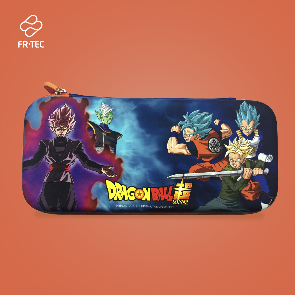 FR-TEC Coque Dragon Ball Super Nintendo Switch - Design Dragon Ball Super - Matériau résistant - Compartiments intérieurs - Divers coloris