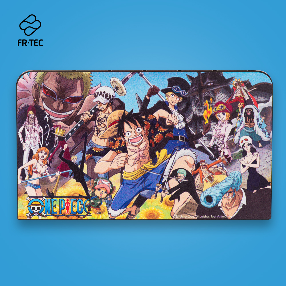 FR-TEC Étui de Protection One Piece Nintendo Switch One Piece Dressrosa - Protège le Dock et évite les Rayures - Comprend 6 Emplacements pour Stocker des Jeux - Différentes Couleurs