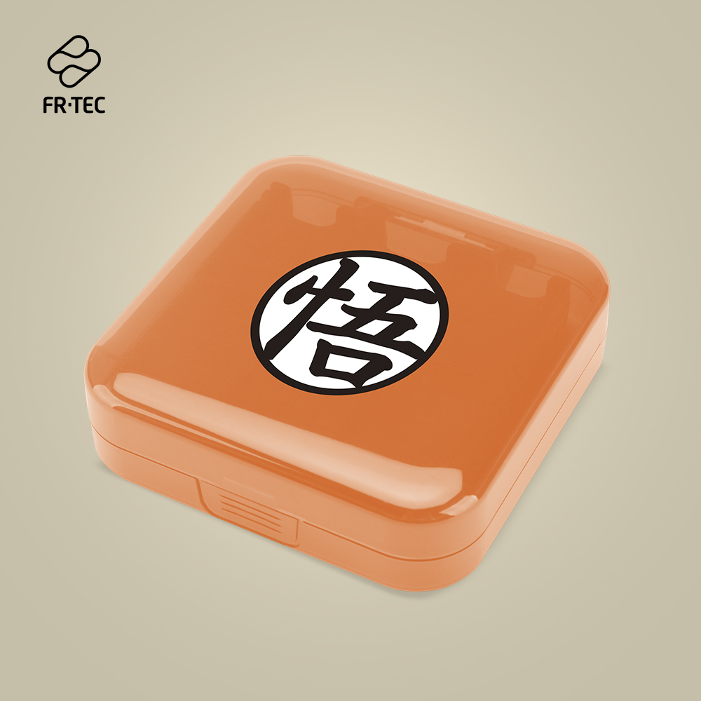 FR-TEC Étui de Transport pour Jeux Nintendo Switch - Design Officiel Dragon Ball Super - Capacité pour 24 Jeux et 2 MicroSD - Plastique résistant - Couleur Orange