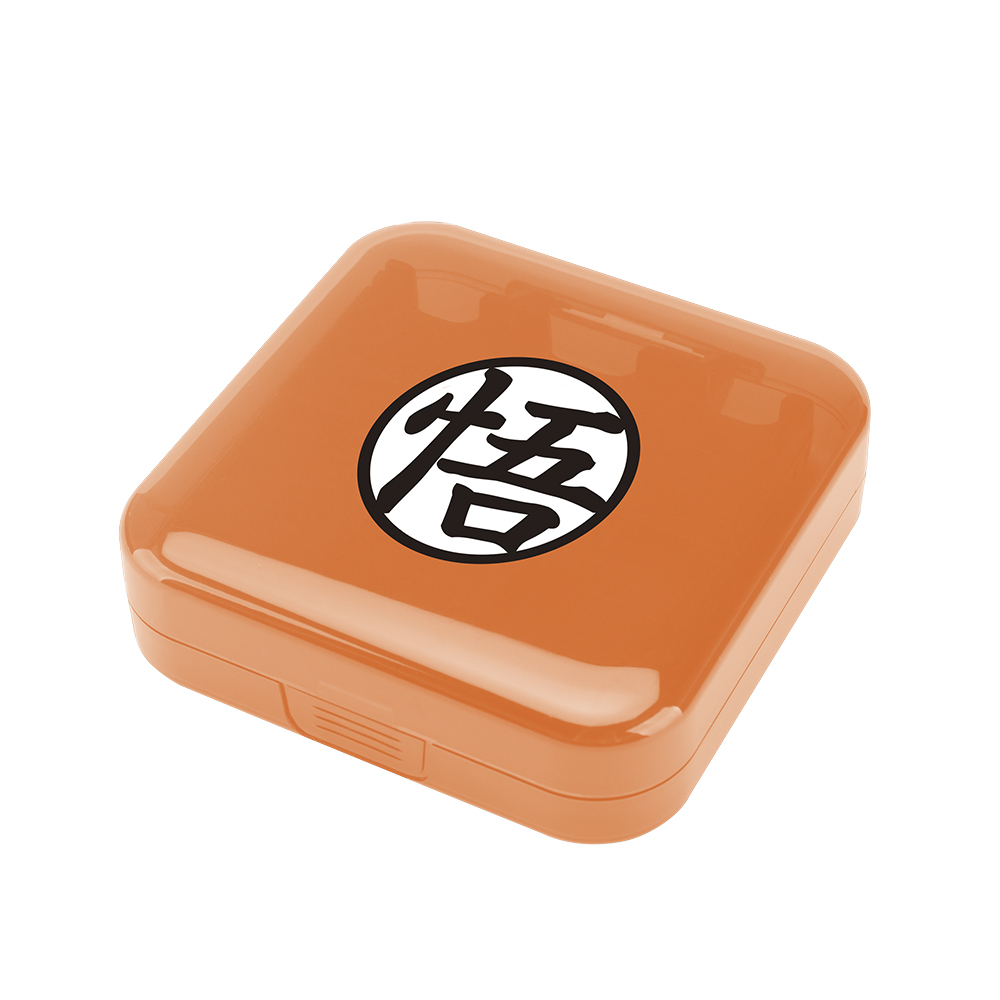 FR-TEC Étui de Transport pour Jeux Nintendo Switch - Design Officiel Dragon Ball Super - Capacité pour 24 Jeux et 2 MicroSD - Plastique résistant - Couleur Orange