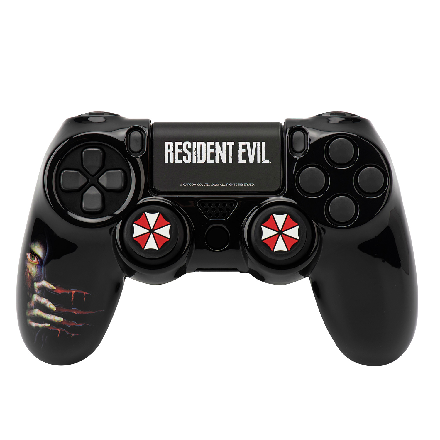 FR-TEC Étui Rigide + Poignées Parapluie Resident Evil pour Dualshock PS4 - Noir