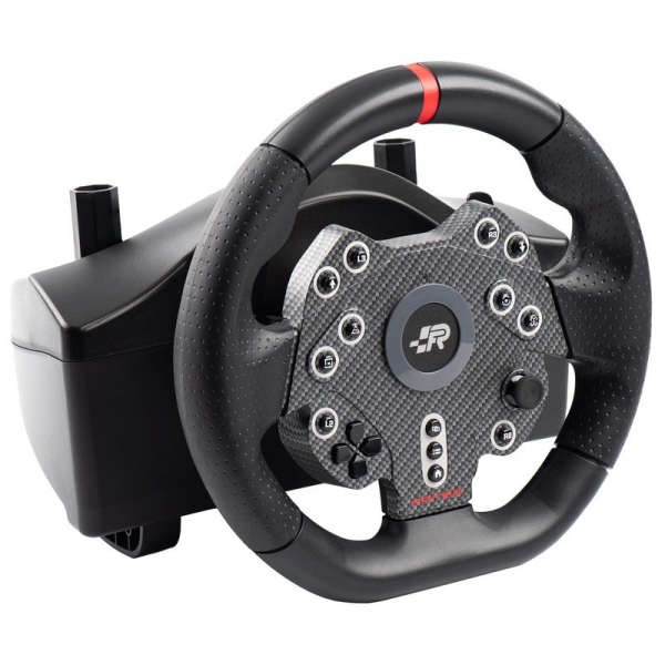 FR-TEC Grand Chelem Racing Wheel MKll Racing Volant + Pédales + Levier de Vitesses - Changement de Vitesse Renforcé - Compatible avec PS4, Xbox Series X/S, One et PC - Couleur Noir