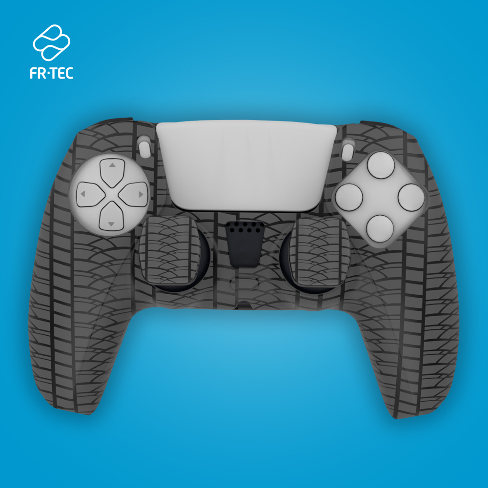 FR-TEC Racing Enhance Kit pour PS5 - Protecteur en silicone - Poignées en relief - Mousses de contrôle - Déclencheurs avec modes de prise de vue - Boutons supplémentaires - Outil de retrait - Accessoires de précision pour manette - Couleur grise
