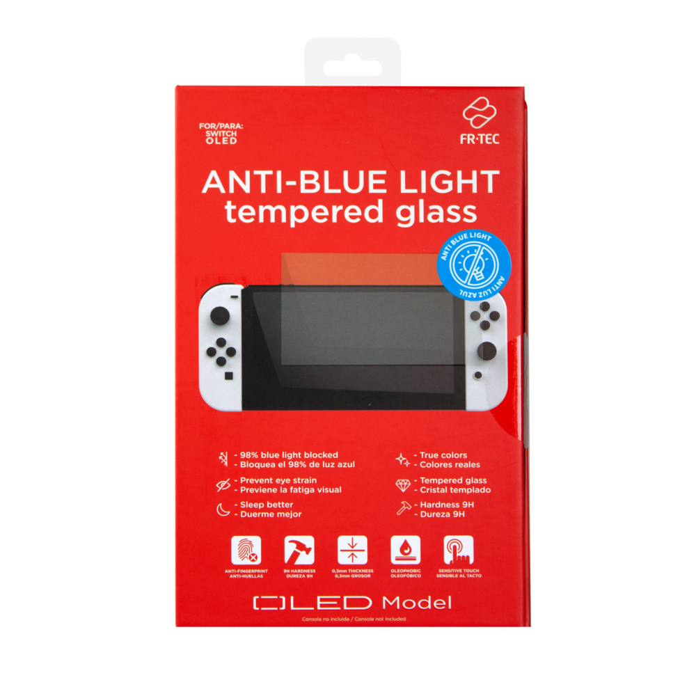 Verre Trempe Anti-lumiere Bleu pour Switch Oled