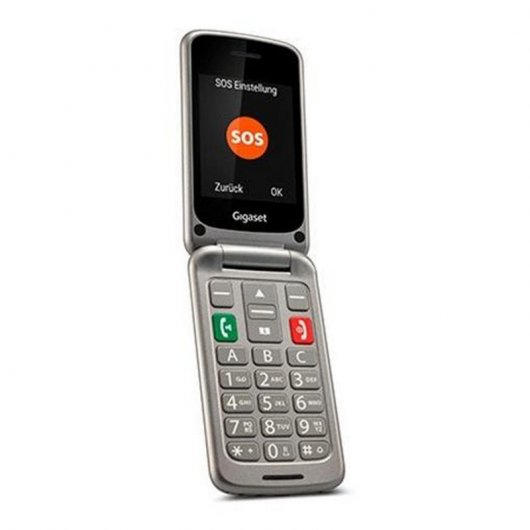 Gigaset GL590 Téléphone pour personnes âgées - Écran couleur 2,8" - Bouton SOS - 3 touches d'appel direct - Volume extra fort