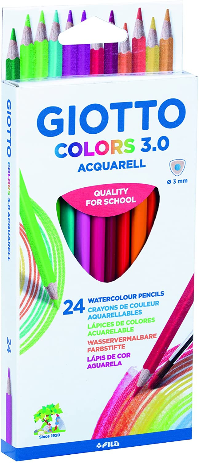 Giotto Colors 24 Crayons Triangulaires