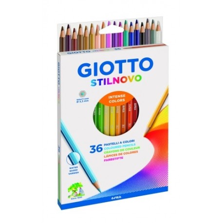  Giotto Stilnovo Coffret 36 Crayons Couleur