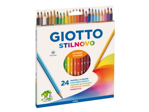 Giotto Stilnovo 24 Crayons Hexagonaux
