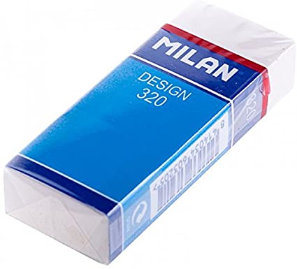 LOT de 20 Gomme rectangulaire Milan Nata 320 - Plastique