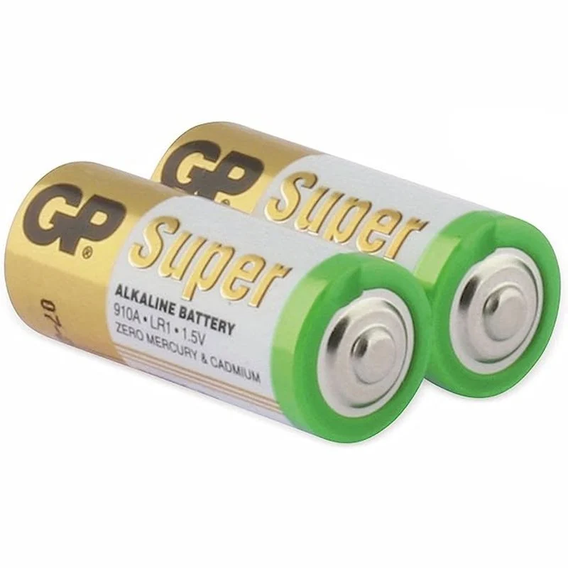 GP Piles Super Alcaline Pack de 2 Piles Alcalines N LR-01 1,5V