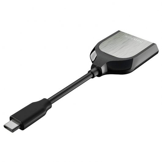 Graveur de lecteur de carte SD Sandisk Extreme Pro UHS-II USB-C - Noir/acier