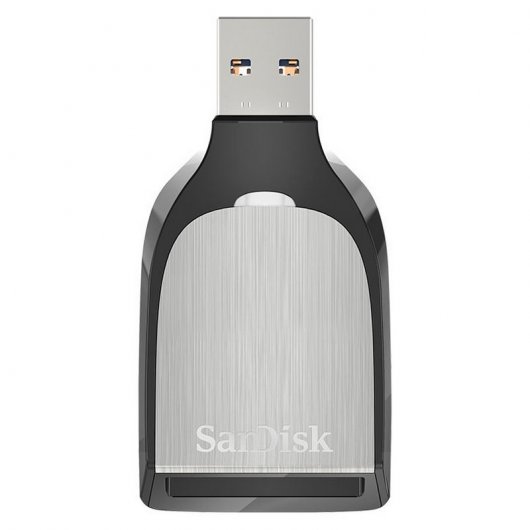 Graveur de lecteur de carte SD Sandisk Extreme Pro USB 3.0 UHS-II - Couleur noir/acier