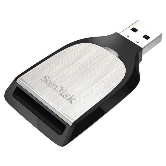 Graveur de lecteur de carte SD Sandisk Extreme Pro USB 3.0 UHS-II - Couleur noir/acier