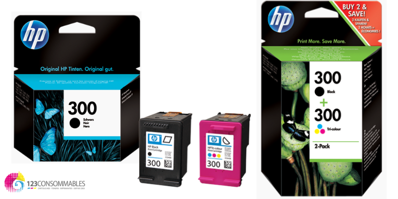 Imprimantes compatibles avec Cartouche Jet d'encre HP 300