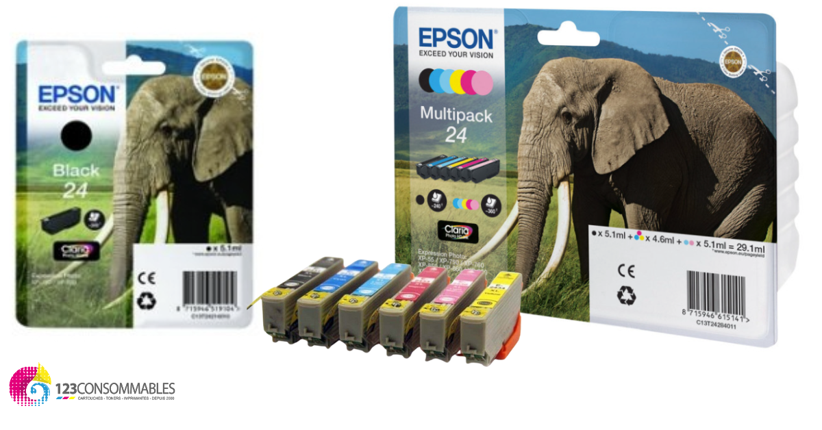 Pack cartouches d'encre EPSON Multipack 3 couleurs 603 - Etoile de mer Pas  Cher 
