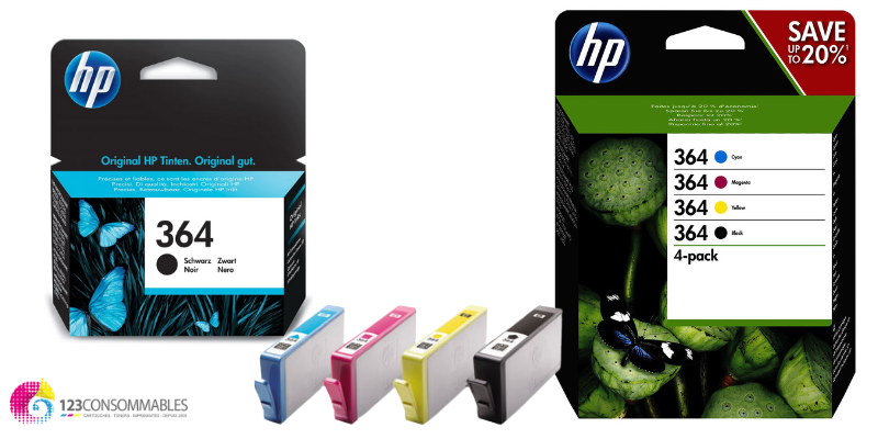 Imprimantes compatibles avec Cartouche Jet d'encre HP 364