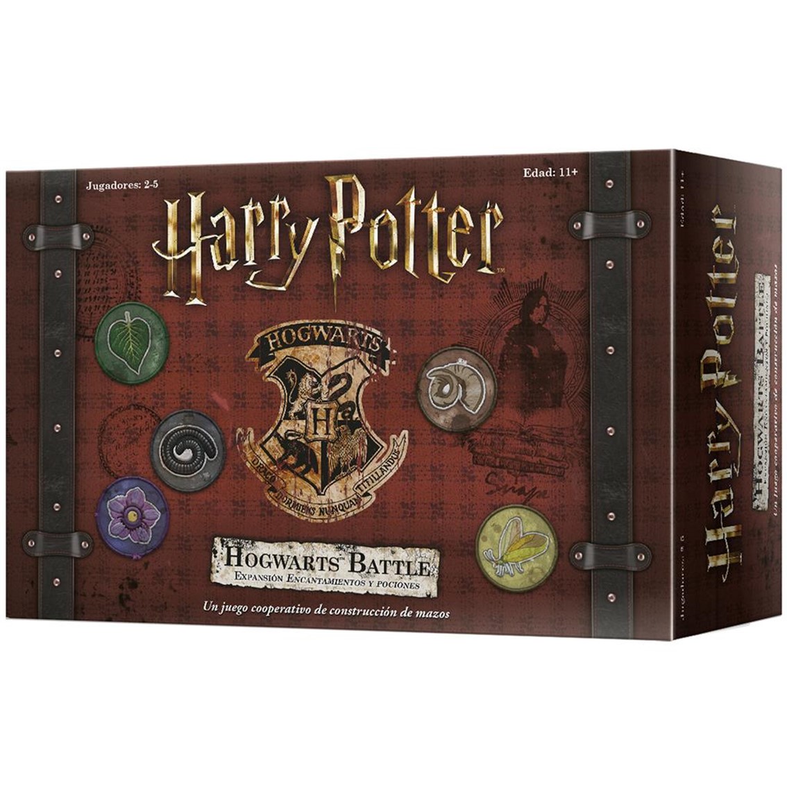 Harry Potter Poudlard Battle : Jeu de cartes Charmes et Potions - Thème Fantasy - 2 à 4 joueurs - 10 ans et plus - Durée 30-60min. environ.