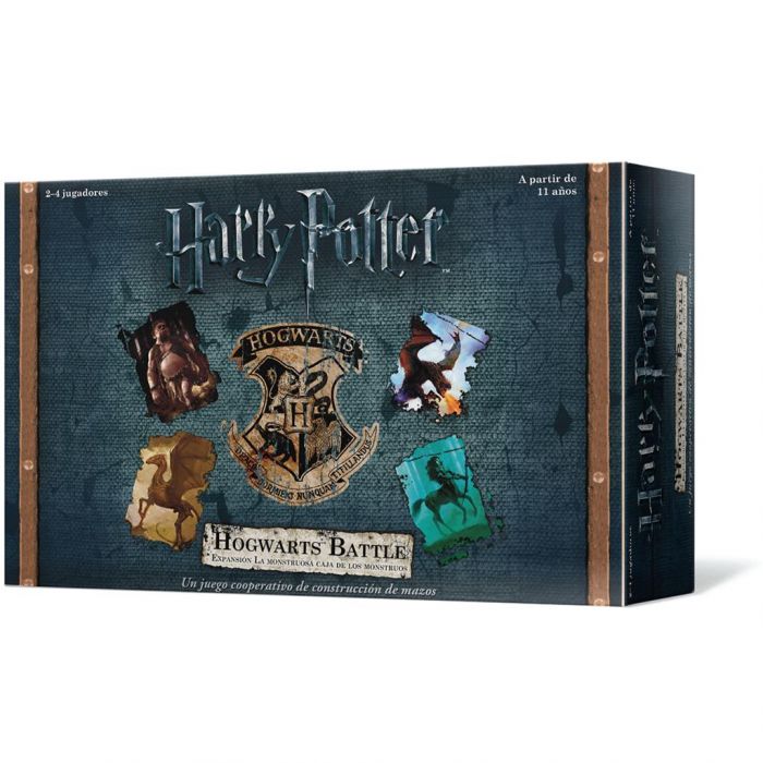 Harry Potter Poudlard Battle : Jeu de cartes La Boîte Monstrueuse de Monstres - Thème Fantasy - 2 à 4 joueurs - 11 ans et plus - Durée 30-60min. environ.