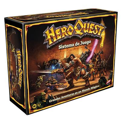 Hero Quest Basic + Expansion Jeu de Société - Thème Fantasy - De 2 à 5 Joueurs - A partir de 14 Ans - Durée 60min. environ.