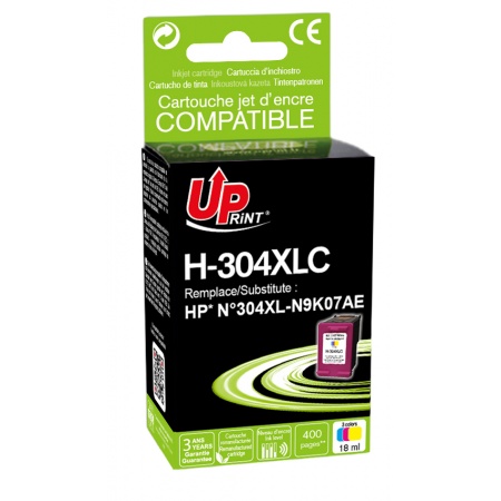 Cartouche encre UPrint compatible HP 304XL couleur