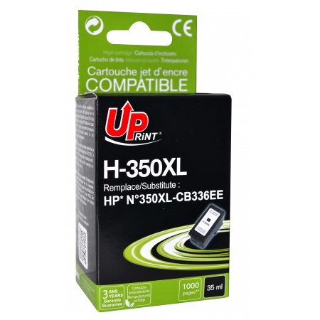 Cartouche encre UPrint compatible HP 350XL noir SANS NIVEAU D'ENCRE