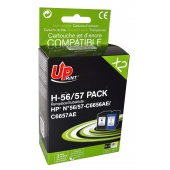 Pack UPrint compatible HP 56/HP 57 XL