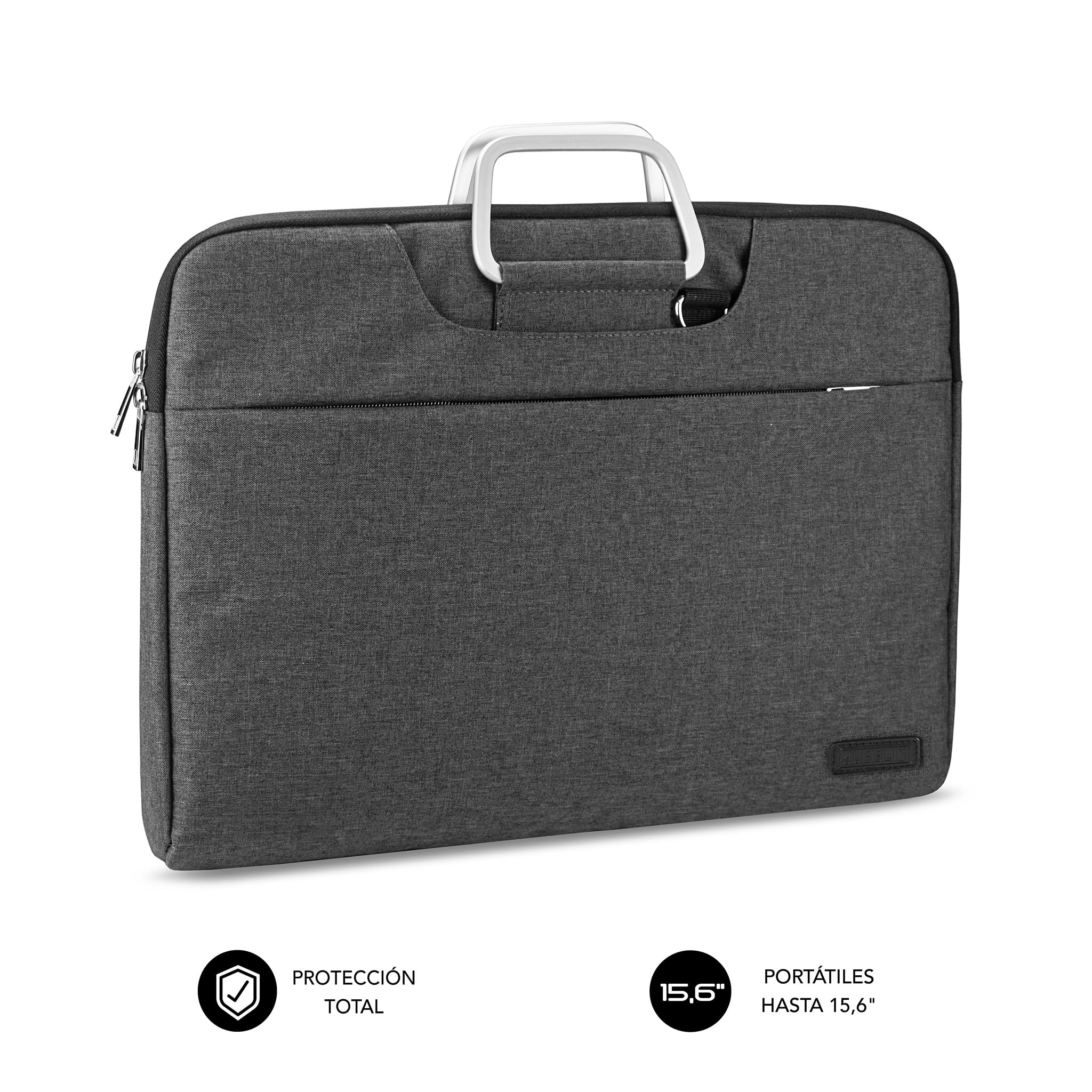 Housse pour ordinateur portable Subblim Business - Design moderne et élégant - Compatible avec les ordinateurs portables jusqu'à 15,6" - Protection totale - Couleur noire