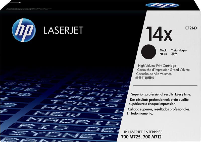 HP Toner 14X (CF214X) noir