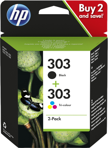 HP MultiPack 303 (3YM92AE)  Noir / couleurs