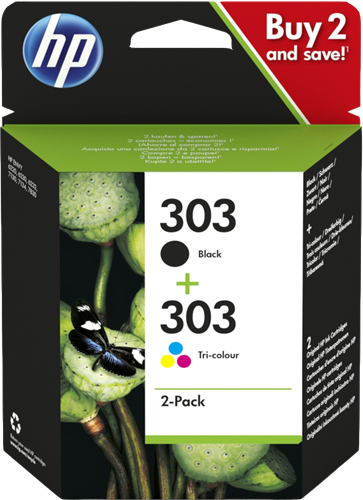 ✓ Pack UPrint compatible HP 303XL (T6N04AE/T6N03AE) noir et couleur couleur  pack en stock - 123CONSOMMABLES