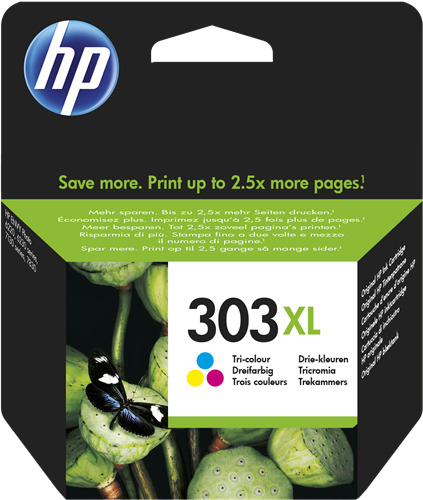 ✓ Pack compatible avec HP 303XL (T6N04AE/T6N03AE) noir et couleur couleur  pack en stock - 123CONSOMMABLES