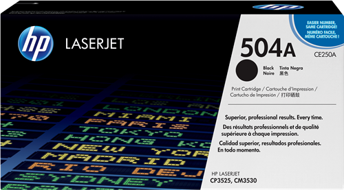 HP toner laser noir CE250A, 5000 pages