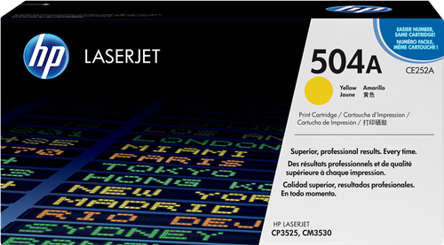 HP toner laser jaune CE252A, 7000 pages