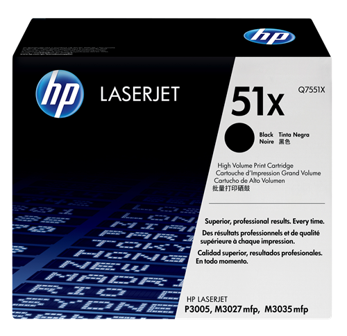 HP Toner 51X (Q7551X) noir